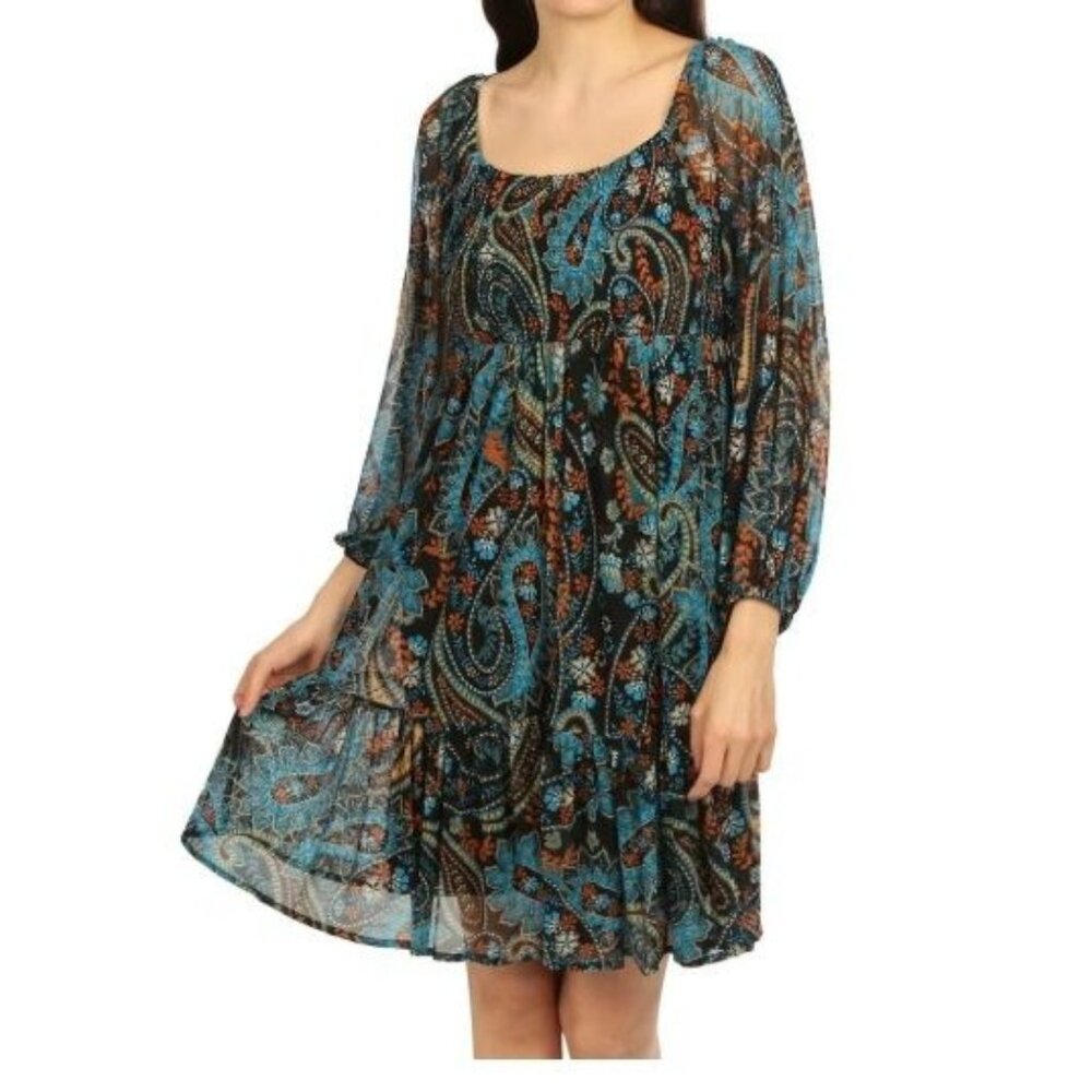 Taylor Floral Woven Dress SMALL (310)